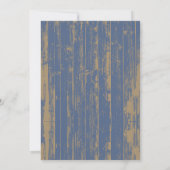 Invitation Retraite Pêche Retraite Bois Rustique Retraité (Dos)