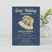 Invitation Retraite Pêche Retraite Pêcheur Retraité Casquette (Debout devant)