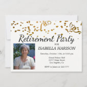 Invitation Retraite photo personnalisée (Devant)