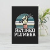 Invitation Retraite Plumber Pension (Debout devant)