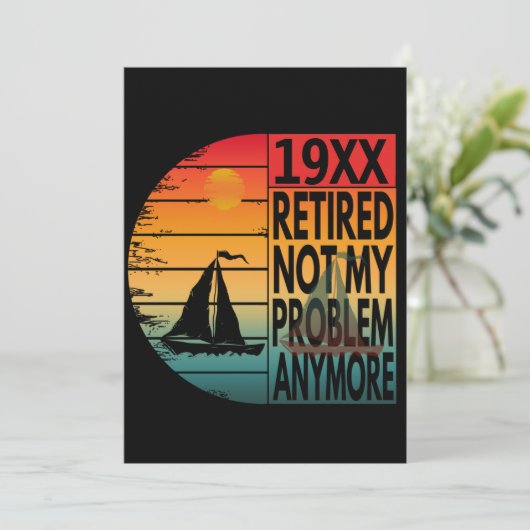 Invitation Retraité Plus Mon Problème (Debout devant)