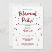 Invitation Retraite, Red Stars, (Devant)