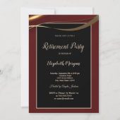 Invitation Retraite simple et élégante en Bourgogne (Devant)