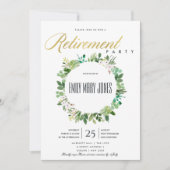 INVITATION RETRAITE SUCCULENTE DE LA COULEUR DE L'EAU DE FOLI (Devant)