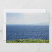 Invitation Retraite Summer Blue Sea Beach (Dos)