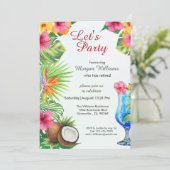 Invitation Retraite Tropical Summer Dine & Cocktail Party (Debout devant)