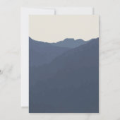 Invitation Retraite vers les montagnes Mieux Ensemble Mariage (Dos)