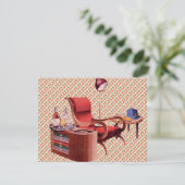 Invitation Retro 1940 Cocktail Party (Debout devant)