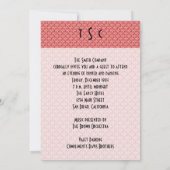 Invitation Retro 1940s Dîner & Dancing (Dos)