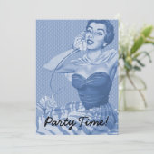 Invitation Retro 1950 (Debout devant)