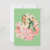 Invitation Retro 1950 Dîner Fiançailles (Devant)