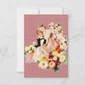 Invitation Retro 1950 Fiançailles Dinner V2 (Devant)