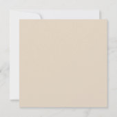 Invitation Retro 1960s Style Floral Pattern (Dos)