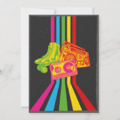 Invitation Retro 1980 Anniversaire des années 80 (Dos)