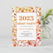 Invitation Retro 2023 Graduation Party (Debout devant)