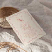 Invitation Retro 30th Cheers To Thirty Pink Birthday Party