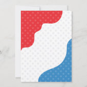 Invitation Retro 4 juillet Party Aux Etats-Unis Anniversaire (Dos)