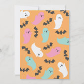 Invitation Retro 50s Halloween Party Thank You Card (Dos)