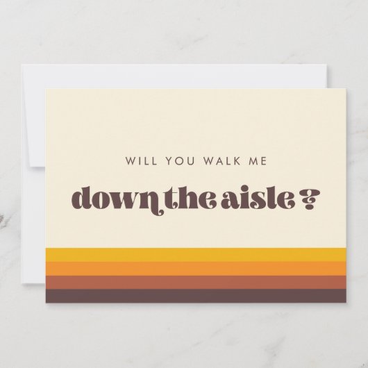 Invitation Rétro 60s Tu me fais marcher sur la proposition de (Devant)