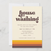 Invitation Retro 60s Vintage Mid Century House Party (Devant)