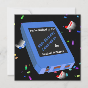 Invitation Retro 8-Track 50e anniversaire