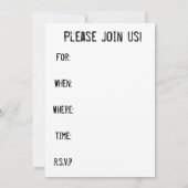 Invitation Retro American Flag (Dos)