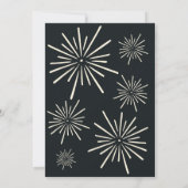 Invitation Retro annonce l'arrivée du Nouvel An 2026 (Dos)