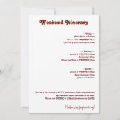 Invitation Retro Arch Vintage Sunset Bachelorette Bienvenue (Dos)