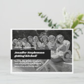 Invitation Retro Bachelorette (Debout devant)