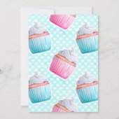 Invitation Retro Baking Cook de la compétition Anniversaire (Dos)