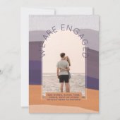 Invitation RETRO Beach Vibe Mariage Papier photo (Devant)