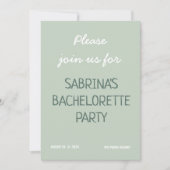 Invitation Retro Bikinis Bachelorette Party (Devant)