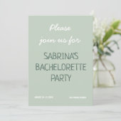 Invitation Retro Bikinis Bachelorette Party (Debout devant)