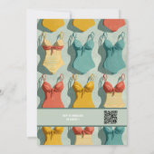 Invitation Retro Bikinis Bachelorette Party (Dos)