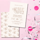 Invitation Retro Boho Baby Butterfly Kids 1er anniversaire<br><div class="desc">Bienvenue à la plus belle fête de la ville ! Notre Retro Boho Baby Butterfly Kids 1st Birthday Invitation est parfait pour le grand jour de votre petit. Avec son design fantaisiste de papillons et son ambiance bohème branchée,  cette invitation donnera le ton d'une fête amusante et mémorable.</div>