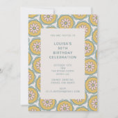 Invitation Retro Boho Mandala Floral Pastel 50e Anniversaire (Devant)