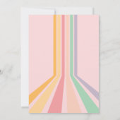 Invitation Retro Bowling anniversaire de enfant Party (Dos)