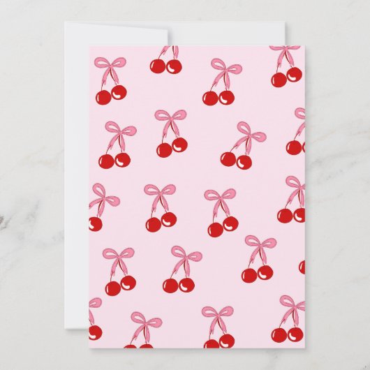 Invitation Retro Cake 30e anniversaire (Dos)