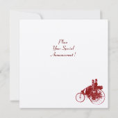 Invitation RETRO CARS 2, RESTAURATION AUTOMATIQUE, or rouge b (Dos)