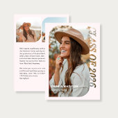 Invitation Retro Class Of 2026 Photo Minimalist Pink