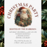 Invitation Retro classique Vintage Père Noël<br><div class="desc">Père Noël Cute Aquarelle Noël Souhaits La commodité est la clé de voûte de cette saison chargée ! Visitez notre magasin Zazzle pour découvrir la collection complète de voeux de Noël Snowman Cute Watercolor. En seulement quelques clics, vous pouvez faire livrer ces modèles délicieux à votre porte. Si vous avez...</div>