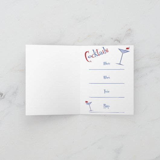 Invitation Retro Cocktail Party (Intérieur)