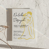 Invitation Retro Colorful Hand Drawn Summer Photo Wedding