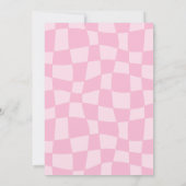 Invitation Retro Cute Ghost Éffrayant Halloween (Dos)