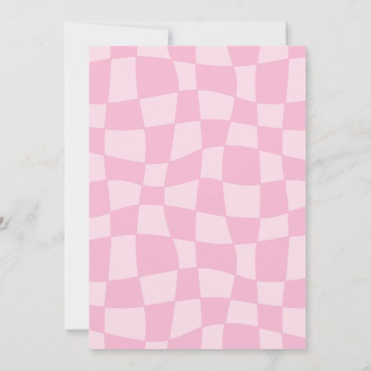 Invitation Retro Cute Ghost Éffrayant Halloween (Dos)