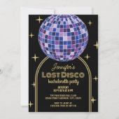Invitation Retro Dernier Disco Space Rodeo Bachelorette Party (Devant)