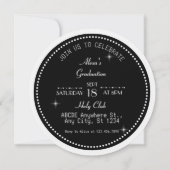 Invitation Retro Disco bal Graduation Party (Dos)