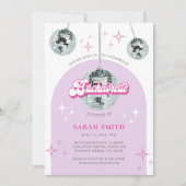 Invitation Retro Disco Groove Photo Bachelorette Party (Devant)