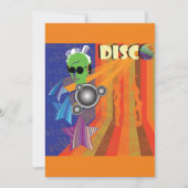 Invitation Retro Disco Party les années 70 Funk Art (Devant)