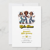 Invitation Retro Disco Photo Booth Birthday Party (Devant)